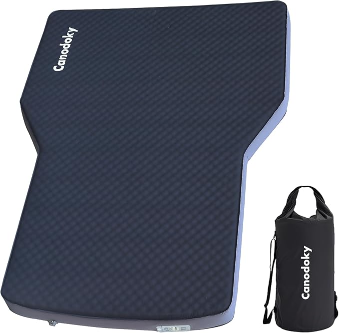 Upgraded Hybrid Foam &amp Air SUV Mattress with Rechargeable Built-in Pump Quick Inflation &amp Deflation 4 Ultra-Thick Comfortable Mattress for Car Camping &amp Road Trips Perfect for Mid &am