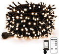 suddus Christmas Tree Lights Indoor 66ft 200led Connectable Tree Lights with 8 Modes Twinkle Lights for Christmas Tree Backyard Patio Porch House Decoration Warm White