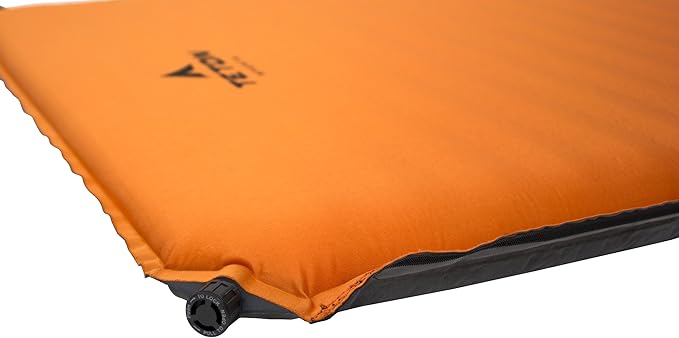 Teton Camping Seat Cushion Stadium Seat Office Chair Car Pad Inflatable Orange