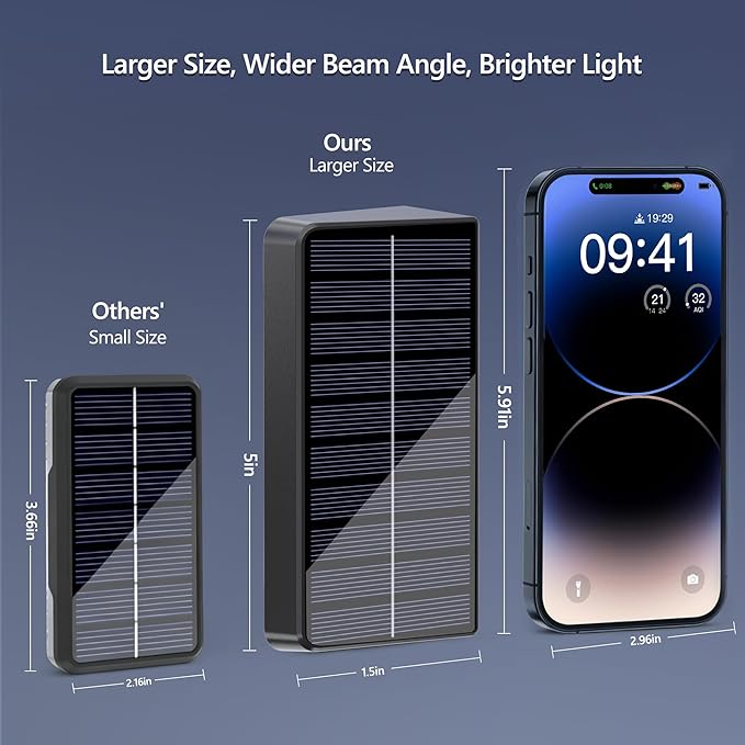 Brizled 16 Pack Fence Solar Lights 11 Modes &amp 9 Colors - Warm White/Cool White/RGB Color Changing IP65 Waterproof Outdoor Wall Lights 100 Lumens Outdoor Solar Deck Lighting for Railing Wall Fenc