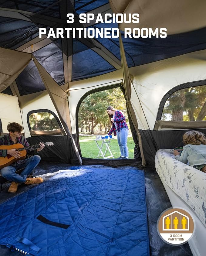FanttikOutdoor Zeta C12 Pro Max Instant Cabin Tent &amp FanttikOutdoor Beta C6 Apex SUV Tent