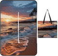 Zipper Beach Maui Hawaii Sunset Sea Waves Clouds Style Picnic Mat Suitable for Travel Camping Park Or Home Use