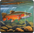 Brook Trout Fly Fishing_79629943 Print Zipper Style Picnic Mat Waterproof &amp Heat-Insulating Foldable Into A Shopping Bag