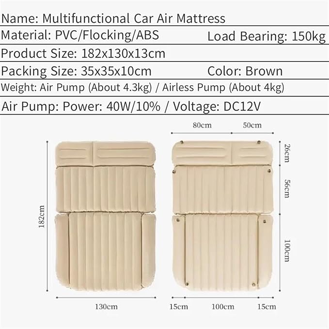 Inflatable Mattress Camping Inflatable Mattress Car Inflatable Mattress Portable Inflatable Mattress Outdoor Sleeping Mattress