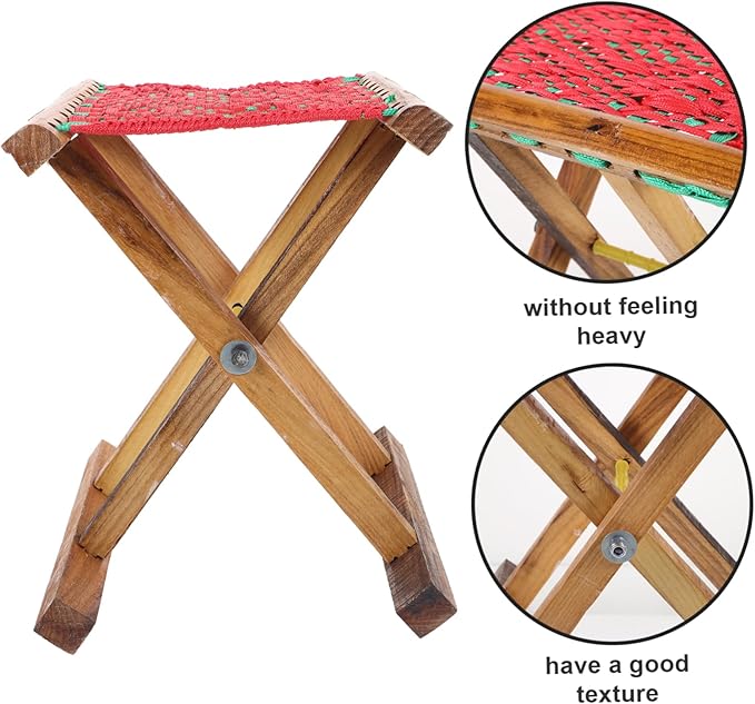 Outdoor Portable Folding Stool for Camping Fishing and Beach Lightweight Compact and Stable Design for and Use Anytime