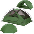 Clostnature 1/2 Person Backpacking Tent - Lightweight Two Person Tent for Backpacking Easy Set Up Waterproof Camping Tent for Adults Kids Scouts Large Size Outdoor Hiking Mountaineering Gear