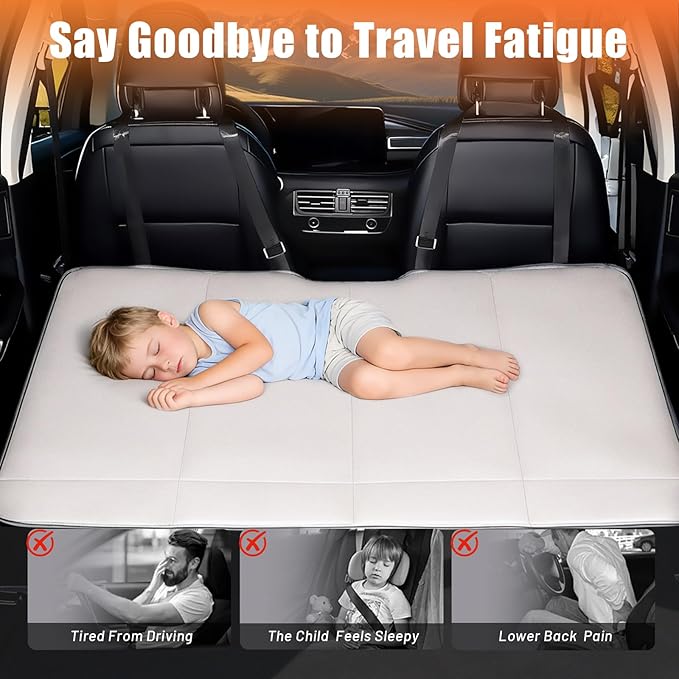Car Bed Backseat For Subaru Forester Folding Mattress | Non Inflatable Car Mattress Easy To Clean Material With Convenient Storage Design Inflation-Free Sleeping Platform Car Camping Accessories