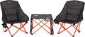 Lippert Baja Overlanding 3-Piece Chair &amp Table Set 600-Denier Polyester Folding Chairs Dual Cupholders Innovative Scoop for Ultimate Comfort Fold-up Convenience - 2023053719