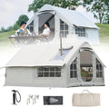 Inflatable Tents for Camping Large Inflatable Camping Tent with Hand Pump Easy Setup Tents for 6-10 People Portable Glamping Tent for Family Weekend Camping