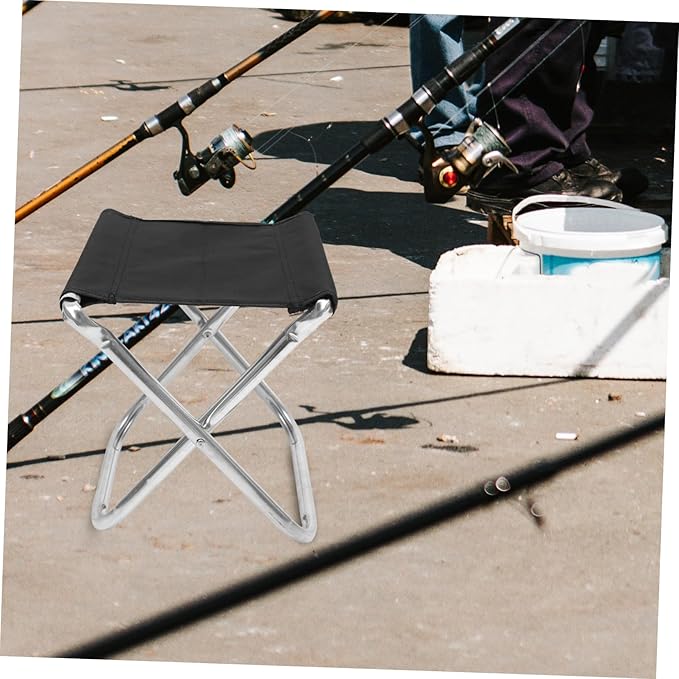 Happyyami Packable Camp Chair Quick Open Portable Aluminum Stool Carry Bag Outdoor Capacity
