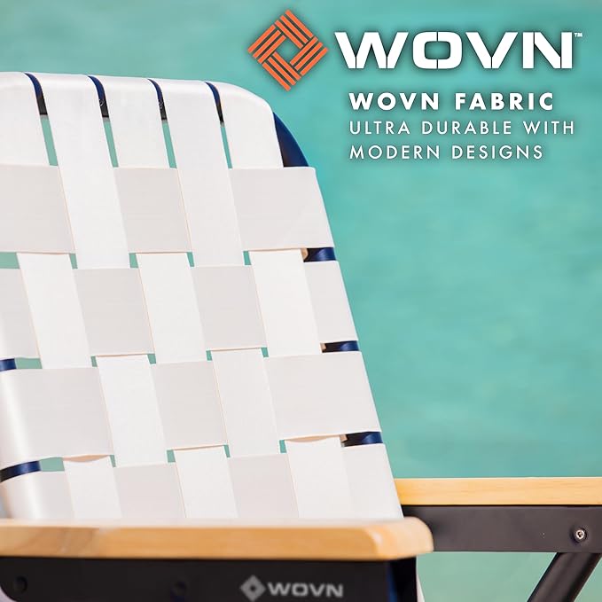 GoSports WOVN Beach Backpack Chair - 9 Styles Available - Premium Folding Camping Chair