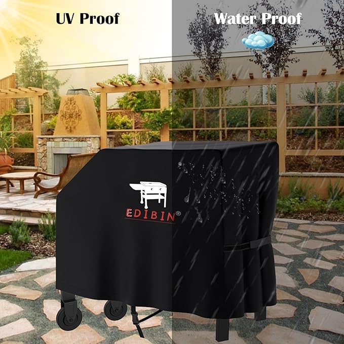 28 Griddle Cover for Blackstone 28 Inch Original Omnivore Griddle 2206Waterproof 28 Inch Griddle Cover for Blackstone 2 Burner Griddle 1517 1605 1853 1555 and 28” Single Shelf Grill Cover