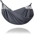 SUNCREAT Hammocks Outdoor Camping Double Hammock Portable Tree Hammock Swing Dark Gray
