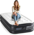 YSSOA Twin Camping Air Mattress with Built-in Electric High-Speed Pump 16 Bed Height Blow Up Inflatable Airbed with Carrying Bag Best for Home Guests &amp Travel Waterproof Foldable Portable