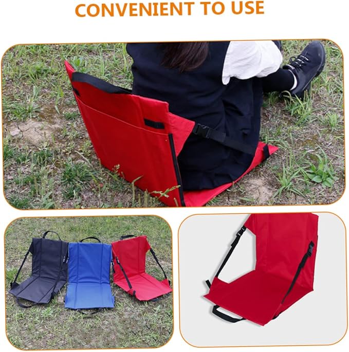 BESPORTBLE Foldable Camping Chair Oxford Cloth Portable Folding Seat Outdoor Folding Garden Seat Comfortable