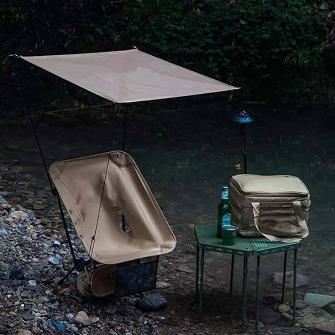 Camping Canopy Folded Camping Chair Portables Chair Sunshades Compacts Sun Shelters Chair for Camping Beach Fishing