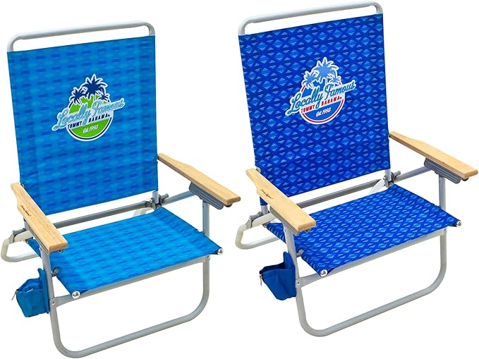 Tommy Bahama 4-Position Easy in-Easy Out Folding Beach Chair