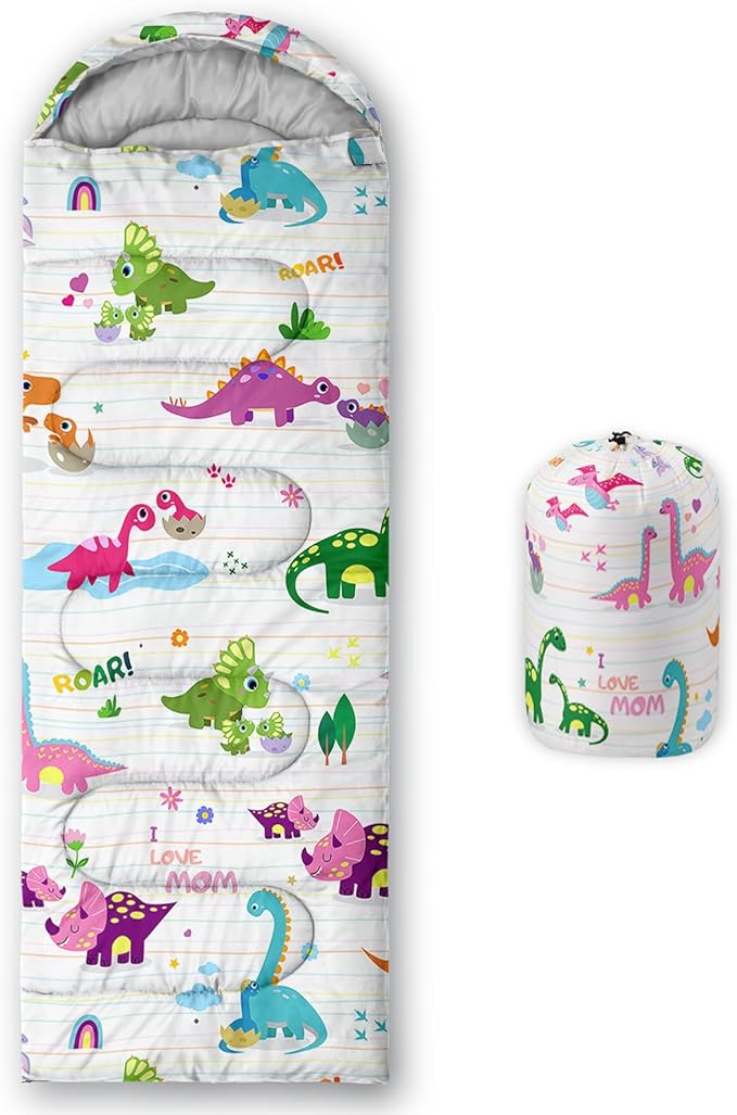 Sea Turtle Sleeping Bag for Kids Boys GirlsOcean Themed Camping GearWaterproof Compact Sleeping Bag for Camping Backpacking Outdoor Hiking.