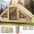 Inflatable Camping TentEasy Set up with Electric Air Pump Waterproof Blow Up Tent for Adults Portable Outdoor for Camping&ampHiking