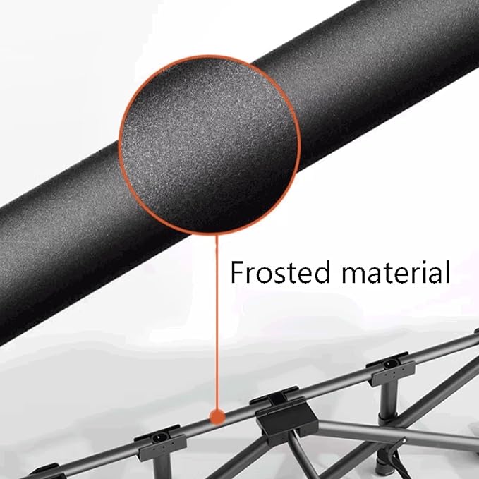 Portable Steel Foldable Camping Bed with Removable Mattress Portable Folding Camping Cot Comfortable Camp Bed for Outdoor Office Comfortable