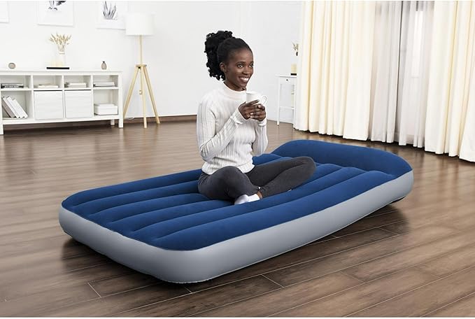 Camping Mattress 12 Inch Double Inflatable Mattress Suitable for Picnic Outings