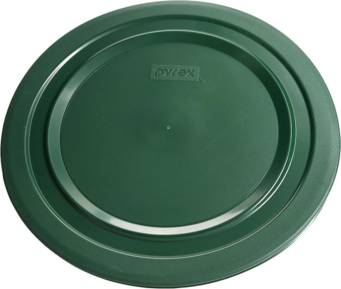 Pyrex 7404-PC 4.5-Quart Thyme Green Food Storage Replacement Lid (4-Pack) - Made in USA
