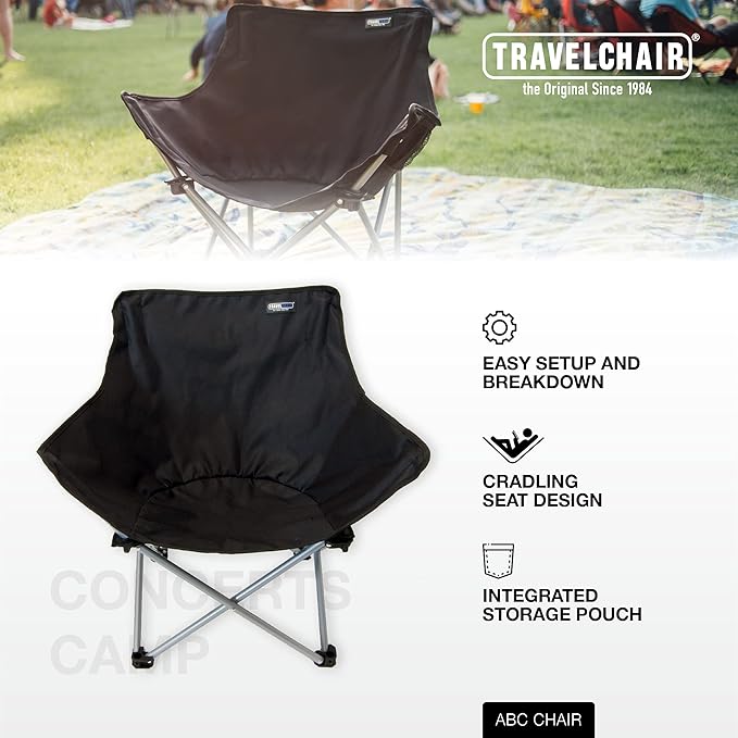 Travel Chair ABC Chair Black