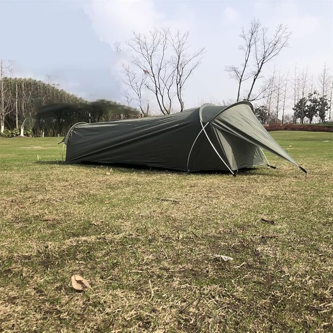 Single Person Tent Ultralight Backpacking Tent Waterproof Hiking Tent for Camping 1 Person Lightweight Camping Tent