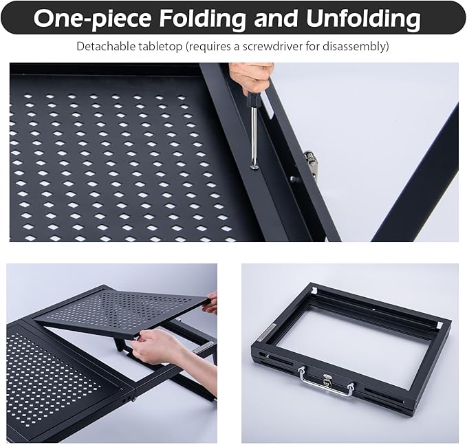 CHANGE MOORE IGT Table with Swappable Panels 31.1 x 15.7 x 9.6 Foldable Camp Table with Carry Bag Portable Picnic Compact IGT Camping Table for Cooking BBQ Tailgating and Travel