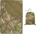 LOOGU Camo Blanket Waterproof Insulation Poncho Liner for Outdoor Camping Hiking Hunting Survival Backpacking Picnicking