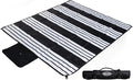 Wacho Waterproof Picnic Blanket – Large Sandproof Outdoor Mat with Carry Bag for Beach Camping Park &amp Travel – Foldable Lightweight Easy to Clean &amp Portable Ground Cover for Families–Black