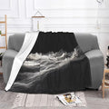 Interstellar Ripple Soft Fleece Blanket 60 * 50 inch Soft Sofa Blanket Suitable for Sofa Camping Travel Night Cover Blanket