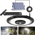 Solar Light Indoor Outdoor 3000LM Solar Shed Light Rotation Design Waterproof 5 Modes (2 for All Day Lighting) Motion Sensor Dimmable Remote for Barn Patio Chicken Coop Gazebo Garage