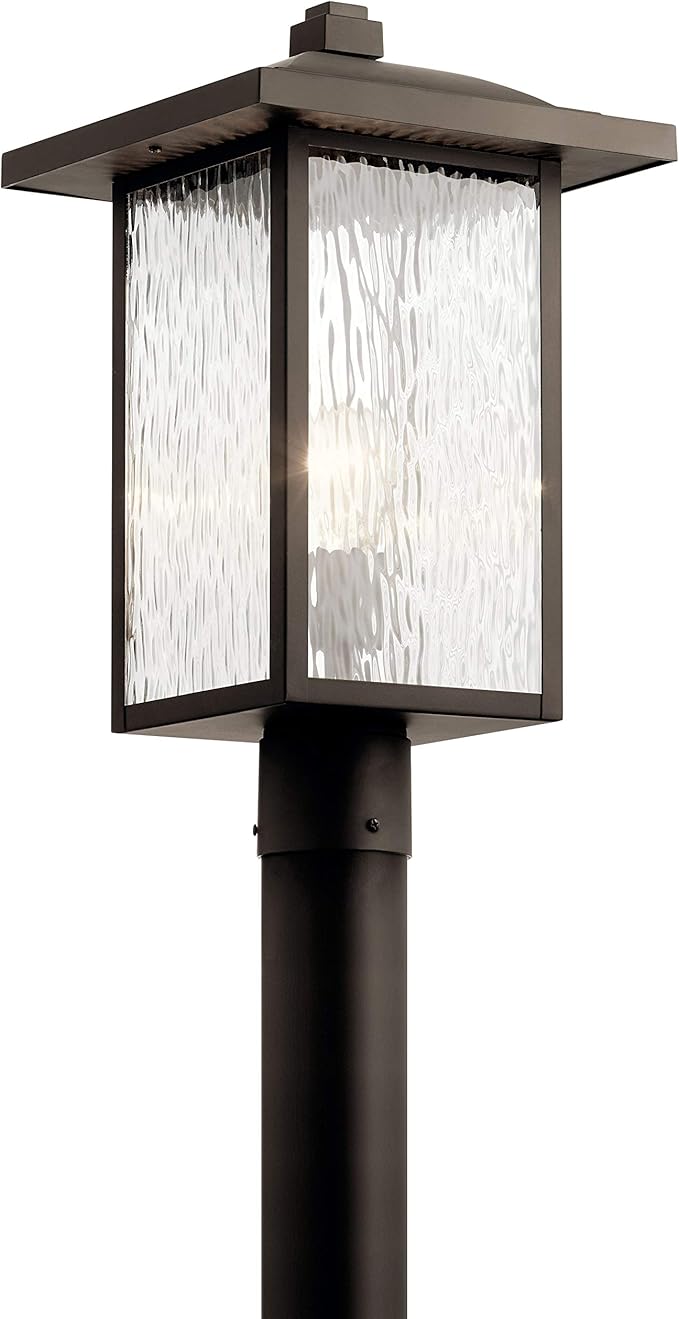 Kichler 49927OZ Capanna Outdoor Post 1-Light 100 Watts Olde Bronze