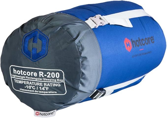 R Series Sleeping Bag Lightweight Compact 90 x 34 - Multi Season Temperature Rating of 44°F to -22°F (7°C to -30°C) Between 3 Models