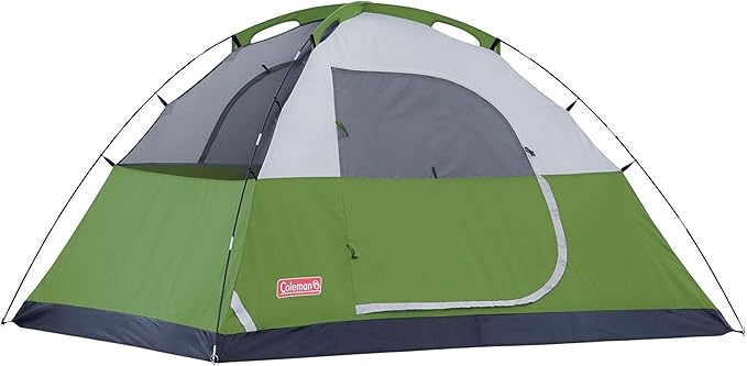 Coleman Sundome Camping Tent with Rainfly 2/3/4/6 Person Tent Sets Up in 10 Mins Weatherproof Shelter for Camping Festivals Backyard Sleepovers &amp More