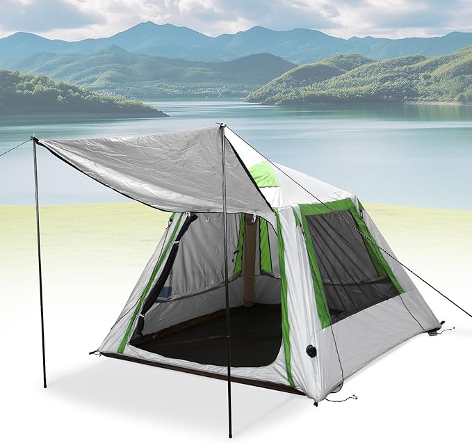 Camping Tent for 2 Person 3 Person Easy Setup Automatic Inflatable Camping Tent Oxford Waterproof Up Tent for Hiking