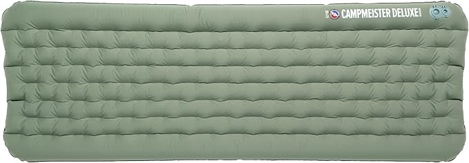 Big Agnes Campmeister Deluxe - Insulated Sleeping Pad Ultralight Inflatable Mat For Camping All Season Compact Backpacking And Hiking 25x72 Wide Regular