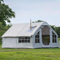 Inflatable Camping Tent Easy Set up 6-10 Person Glamping Outdoor Air Blow Up Tents Quick Setup Tent with a air PumpWaterproof Inflatable House Tent for Adults