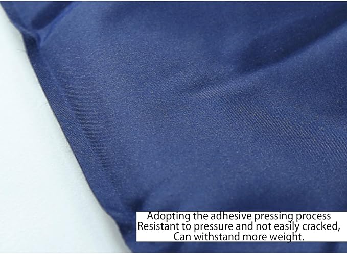 Sleep Pad Ultra Light InflatableSleep Pad with Built-in Foot Pump Waterproof and Moisture-Proof Air Mattress Suitable for Backpacking Hiking Tent Trap Travel Blue