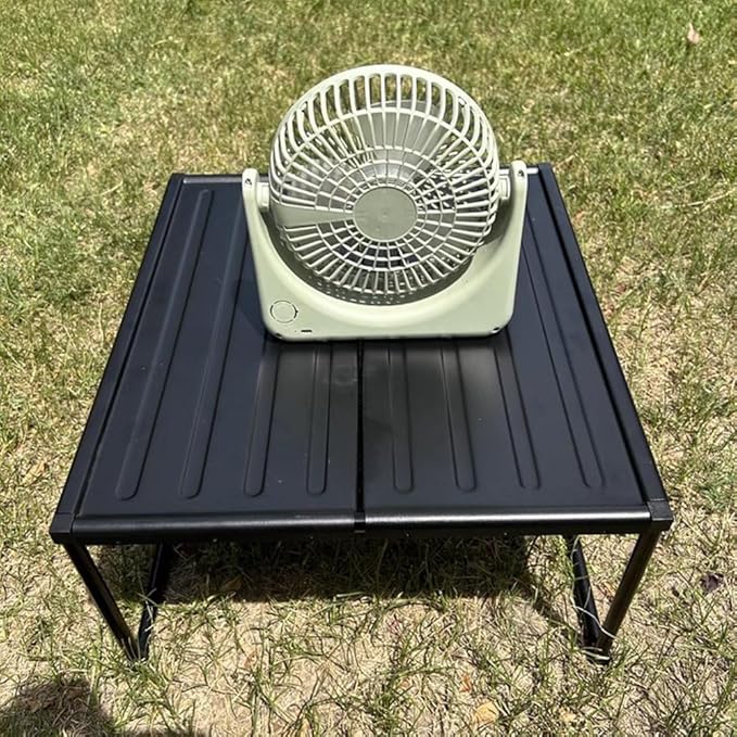Dirt- and Stain-Resistant Outdoor Folding Camping Table Portable Multifunctional Table Lightweight and Sturdy Backpacking Table Suitable for Outdoor Camping Picnics Barbecues Beaches