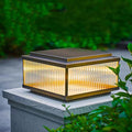 All Copper Steel Glass Outdoor Post lights Waterproof Pillar Light Vintage Patio Lawn Column Lampoutdoor column lightsDeck Lights Lantern Fence Lamp Fixture E26 Base (Electricity 12X12IN)