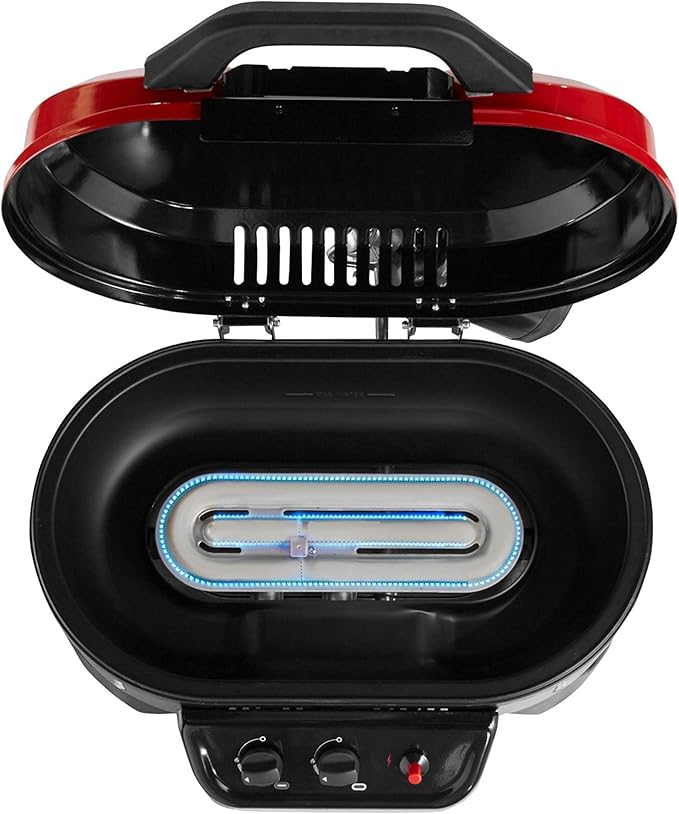 Coleman RoadTrip 225 Portable Tabletop Grill 2-Burner Gas Grill with Matchless Ignition &amp Adjustable Temperature Control 11000 BTUs of Power for Grilling Tailgating Camping BBQ &amp More