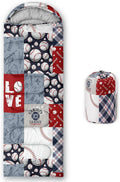 Kids Sleeping Bag for Boys GirlsBohemian Cowboy Print-Lightweight Warm Portable Outdoor Indoor-Waterproof Cold Weather Resistant Sleeping Bag for Camping Hiking