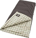 Coleman Heritage Big &amp Tall 10°F Flannel Sleeping Bag XL Sleeping Bag Fits Adults up to 6ft 7in Tall Machine Washable Great for Camping Hunting Guests &amp More