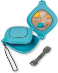 UCO 4-Piece Camping Mess Kit with Bowl Plate and 3-in-1 Spork Utensil Set