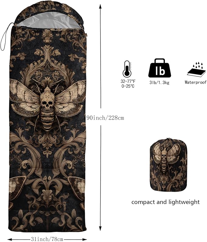 AILONEN Sports Basketball Sleeping Bag for Kids BoysWarm and Cool WeatherLightweightWaterproof Backpacking3D Galaxy Ball Print Sleeping Bag for Camping
