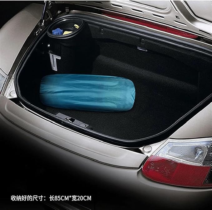 Car Inflatable Mattress Camping Inflatable Mattress Car Inflatable Backrest Portable Inflatable Mattress Outdoor Travel Inflatable Mattress (Black)