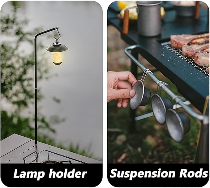 Outdoor Folding Camping Table Ultralight Aluminum Camp Table with Carry Bag Outdoor Barbecue Cook for Car Camping Picnic RV Trip Patio Backyard