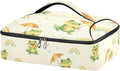 Casserole Carrier Adorable Frogs Holding UmbrellasInsulated Casserole Carrier for Hot or Cold Food Thermal Lunch Tote for Potluck Parties Picnic Beach Fits 9 x 13 Inches Baking Dish